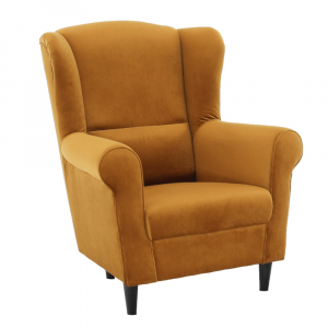 Charlot mustár színű fotel